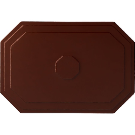 Ekena Millwork Felix Ceiling Medallion, Hand-Painted Antique Copper, 25 1/4"W x 17 1/4"H x 1 3/4"P CM25FEACS